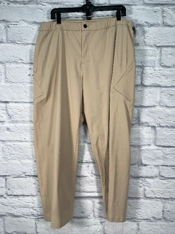 Tan Athletic Pants Lululemon, Size Xxl