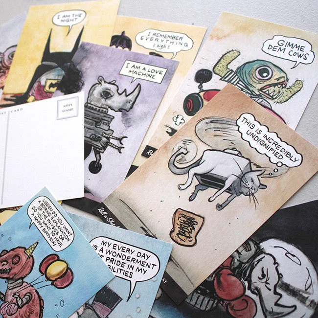 Roll-a-Sketch Postcards (Set of 12)