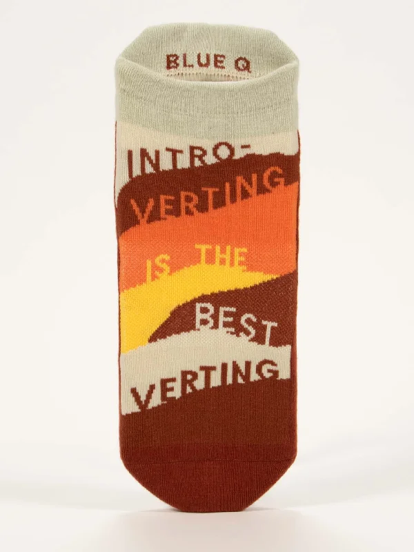 Introverting Is The Best Verting Sneaker Socks