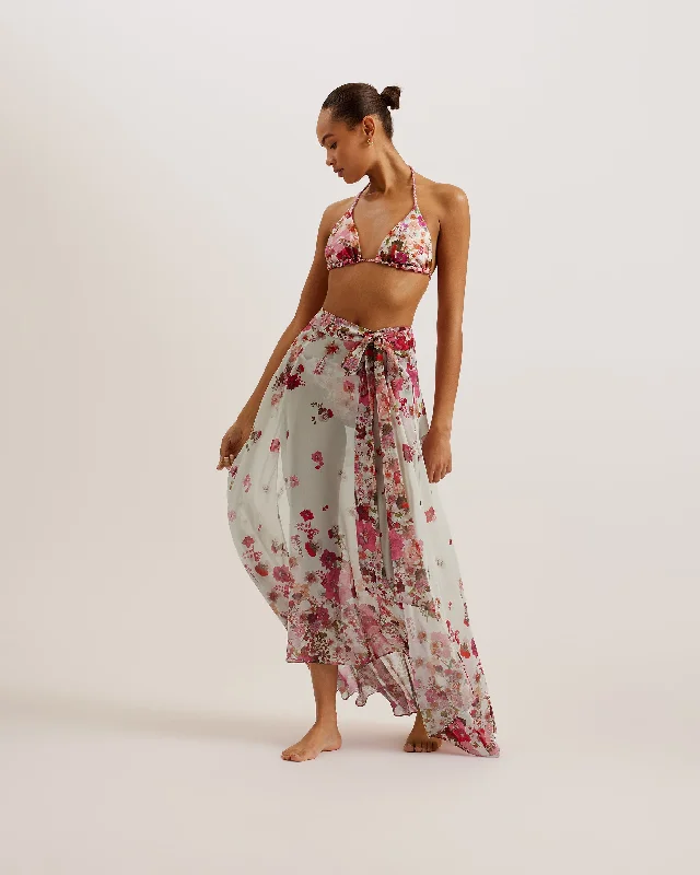 Danisee Beach To Bar Midi Skirt Cover Up Pink