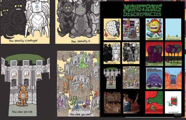 Monstrous Discrepancies Print (17x24)