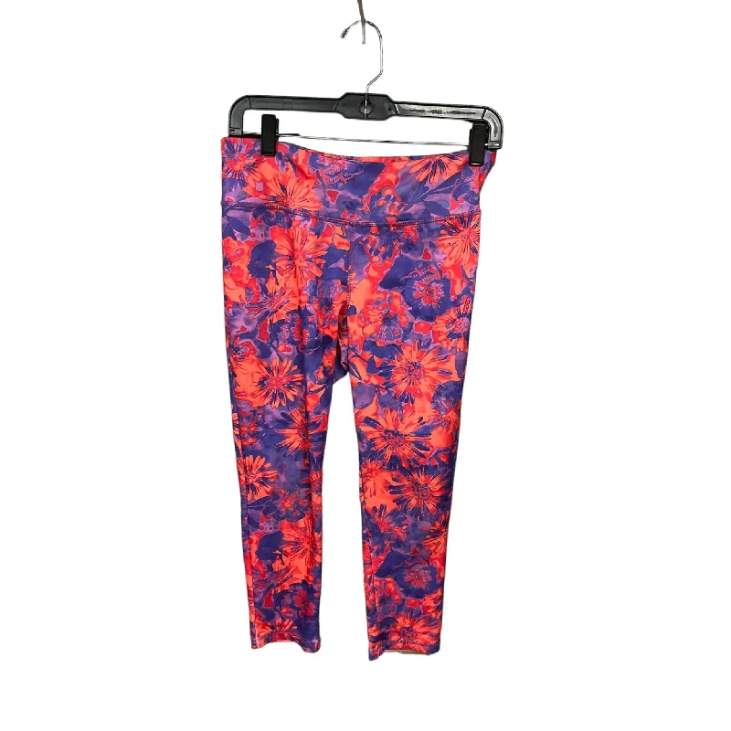 Floral Print Athletic Leggings Jockey, Size M