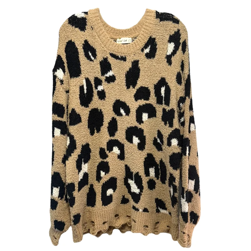 Sweater By Cmc In Animal Print, Size: M