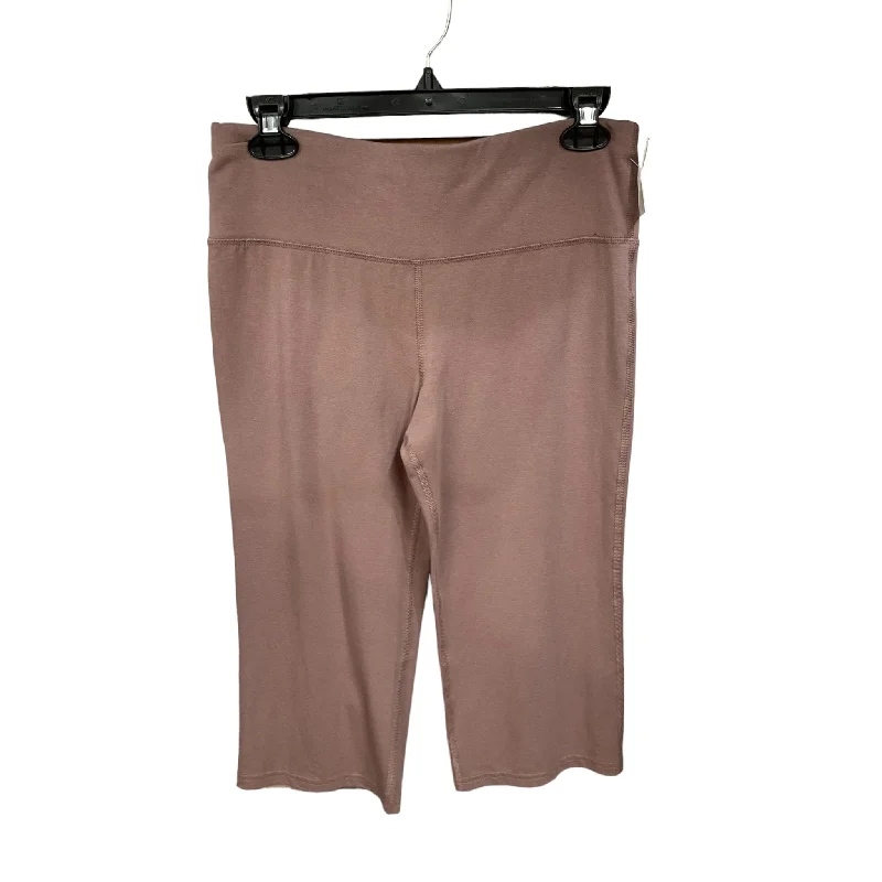 Taupe Athletic Capris Cme, Size M