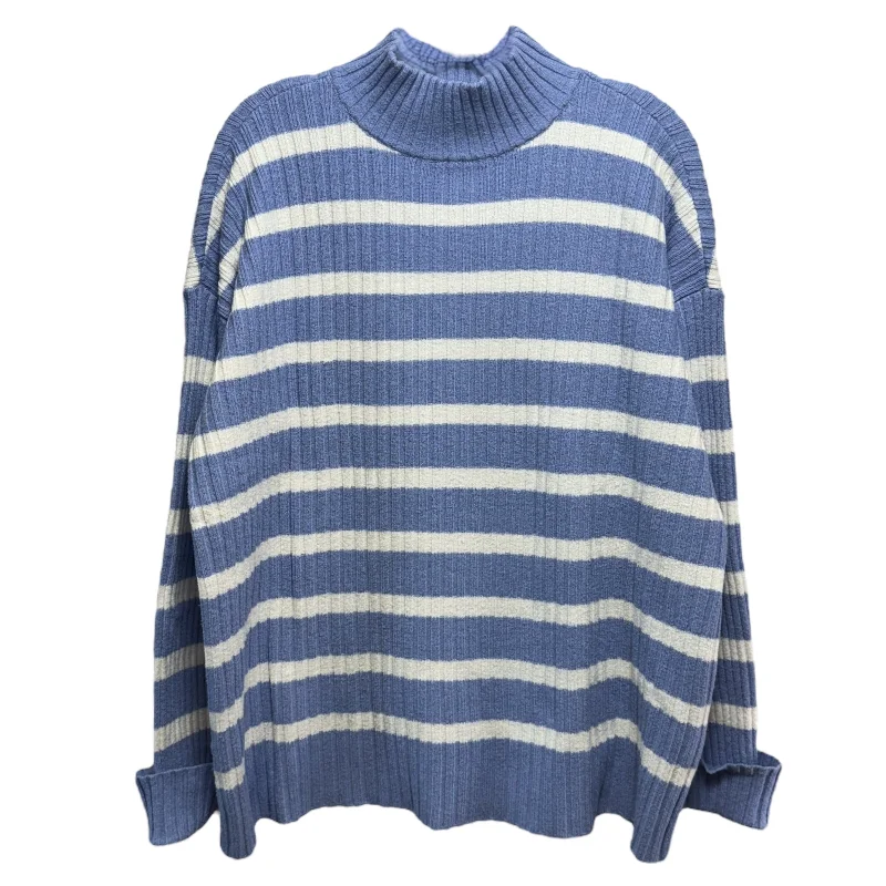 Sweater By Loft In Striped Pattern, Size: M