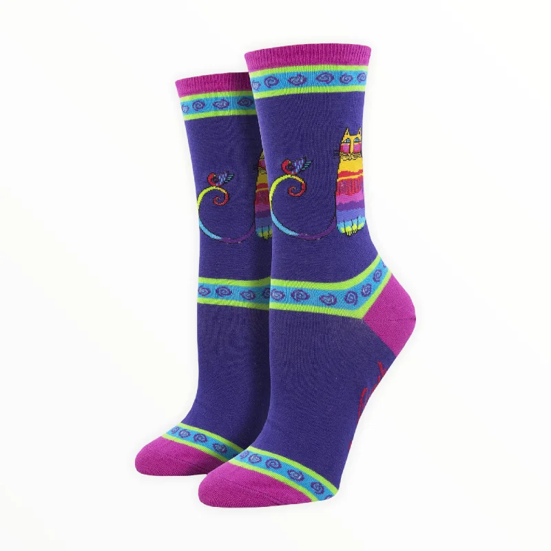 Women's Rainbow Cat Socks