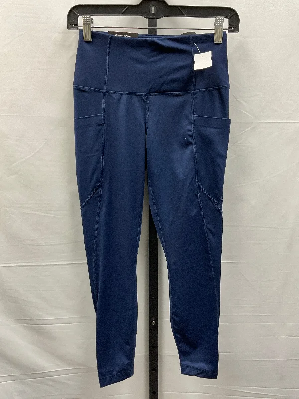 Blue Athletic Leggings Members Mark, Size S