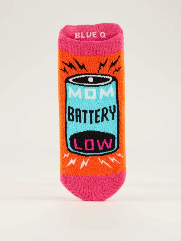 Mom Battery Low Sneaker Socks