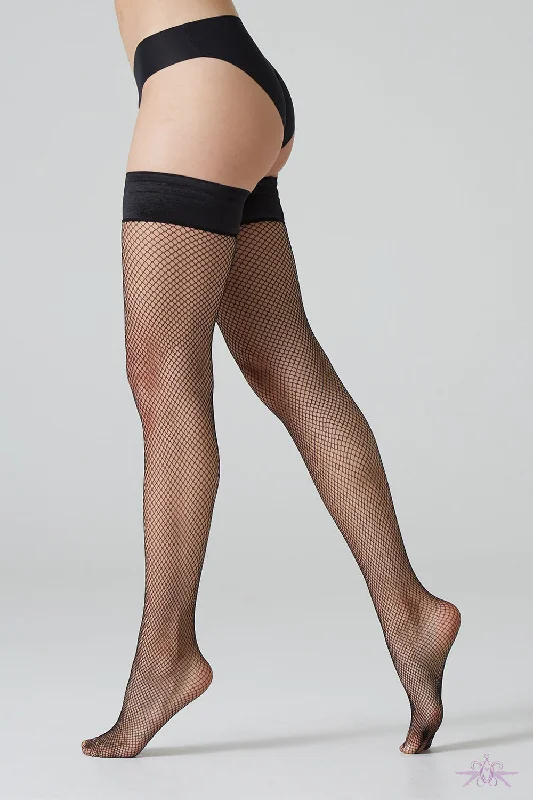 Cette Bahamas Black Fishnet Hold Ups