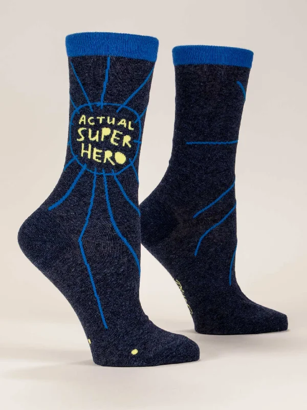 Actual Superhero W-Crew Socks