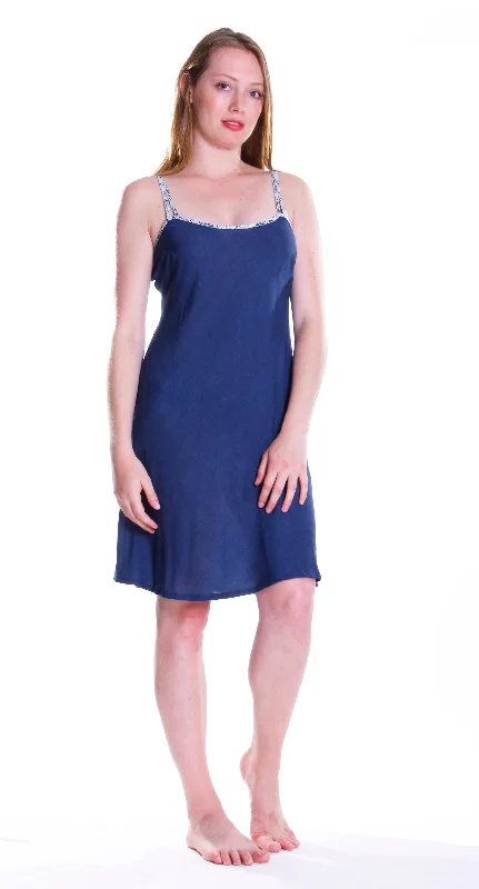 Rayon Navy Chemise