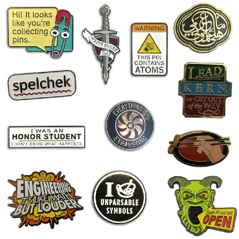 Amazing Wondermark Enamel Pins!