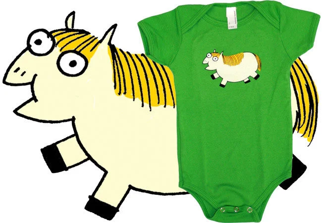 Fat Pony Baby Onesie by Kate Beaton *LAST CHANCE*