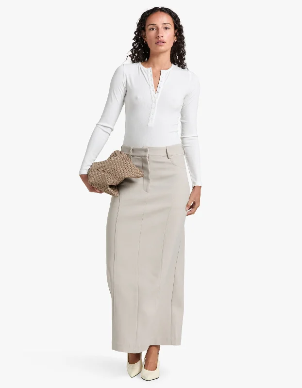 Beckett Maxi Skirt - Bone