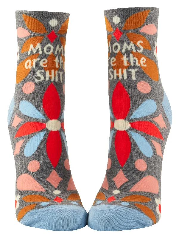 Moms Are The Shit W-Ankle Socks