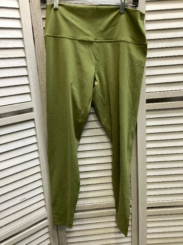 Green Athletic Leggings Lululemon, Size 12