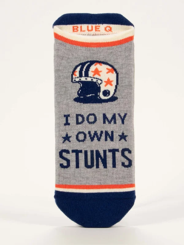 I Do My Own Stunts Sneaker Socks