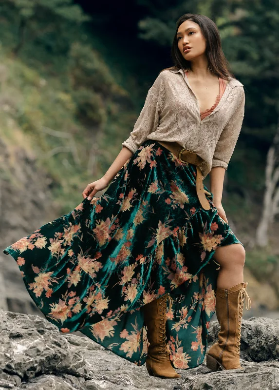 Devina Skirt in Peacock