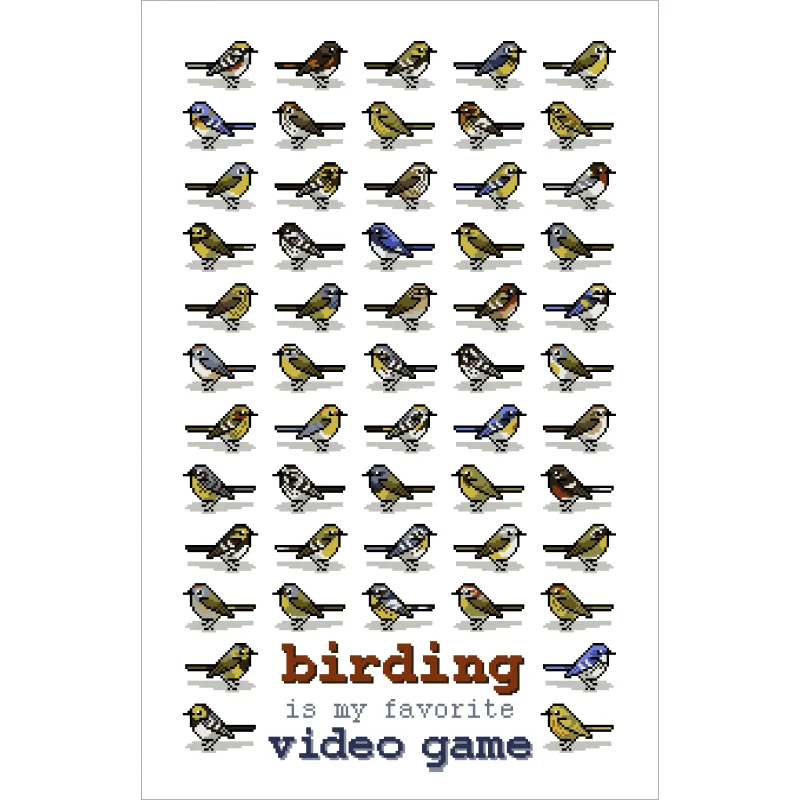 Birding Is My Favorite Video Game Print