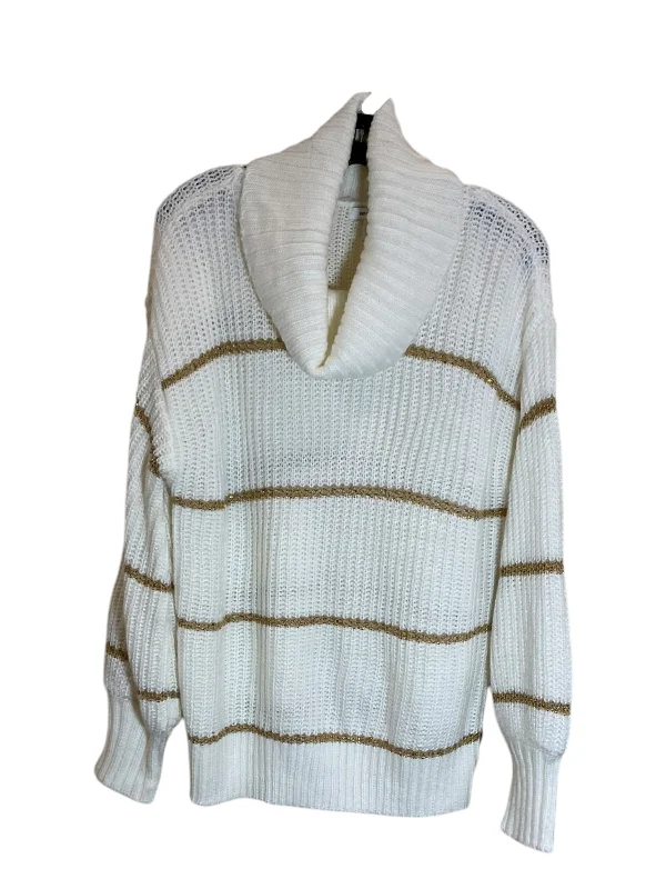 Sweater By Nine West In White, Size: L