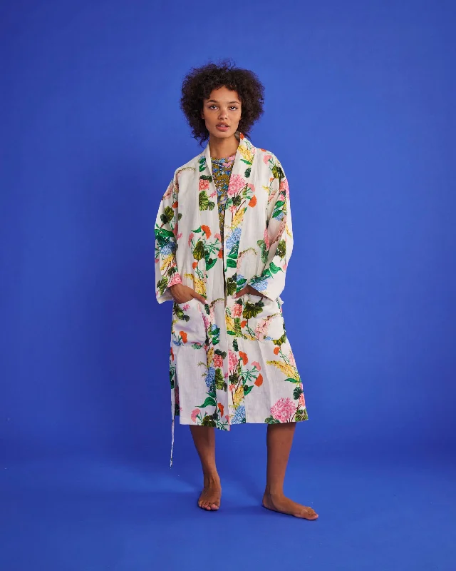 Bouquet Beauty Linen Robe