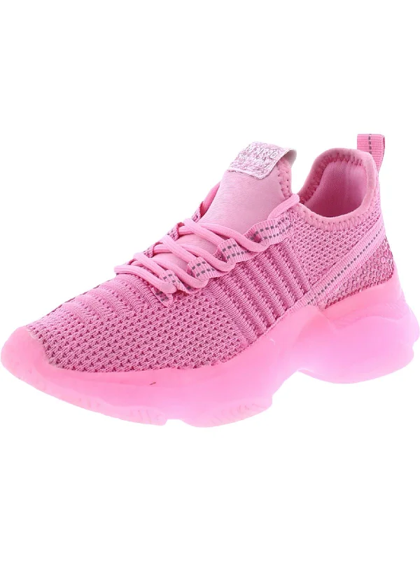 Maxima Girls Glitter Lace Up Casual and Fashion Sneakers