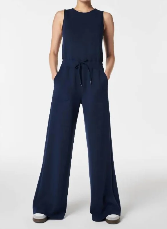 Airessentials Jumpsuit In Timeless Navy