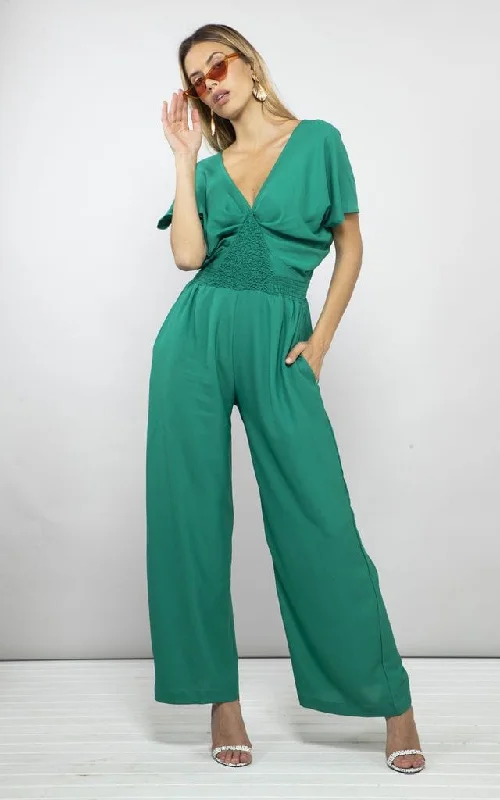 Arizona Jumpsuit In Forest Green