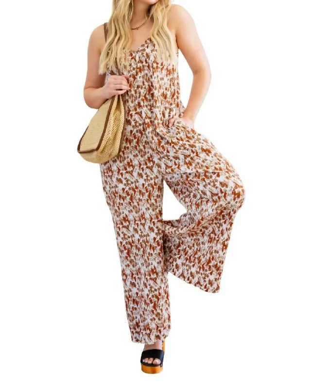 Favorite Festival Jumpsuit In Multi