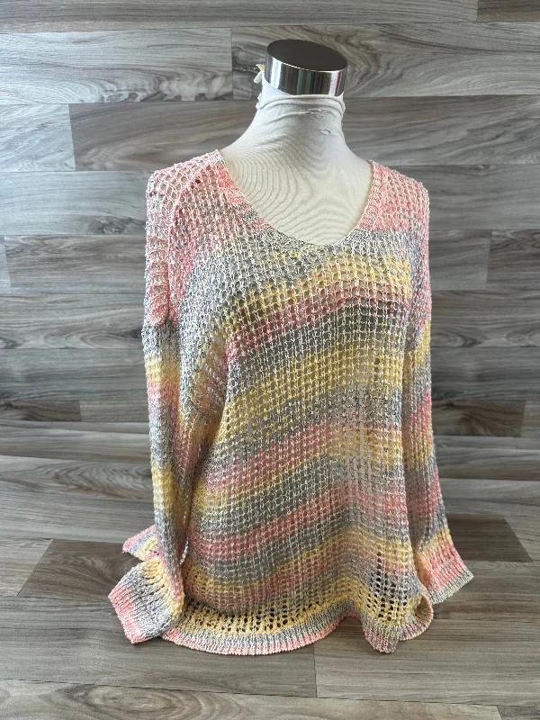 Top Long Sleeve By Charlie B In Multi-colored, Size: L