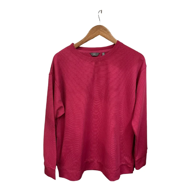 Top Long Sleeve By Danskin In Red, Size: L